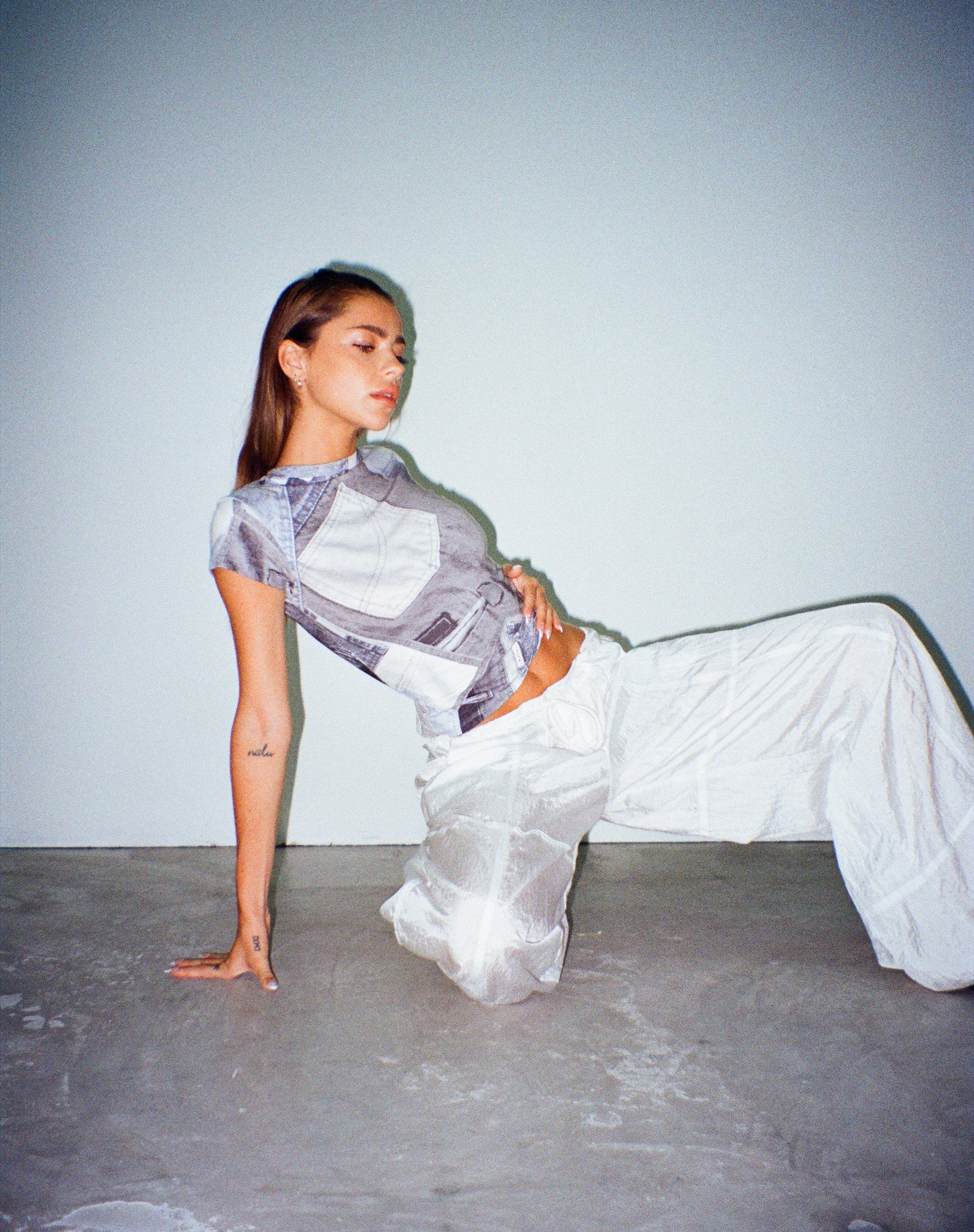 Bild von MOTEL X JACQUIE Tiona Top in Denim Pocket