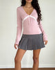 Bild von Tirzah Gebürstetes Strickoberteil in Rosa