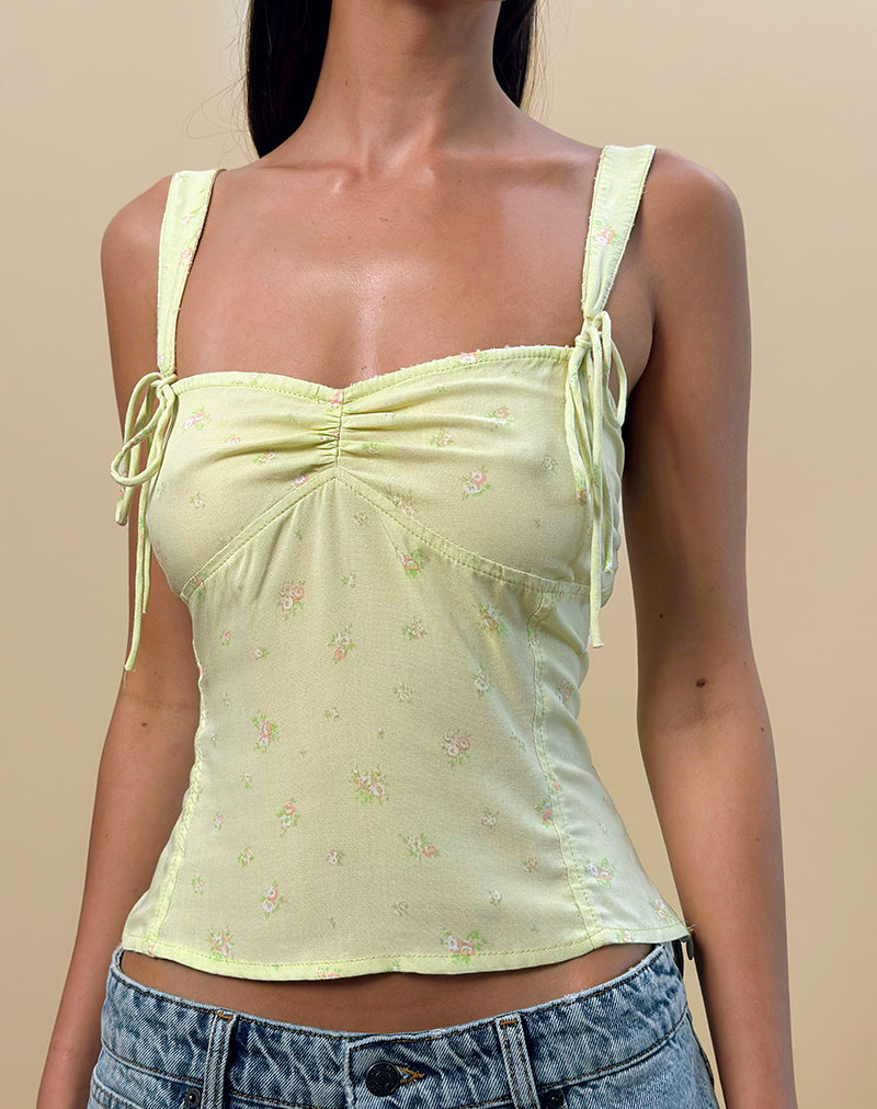 Bild von Tismia Top in Fun Ditsy Floral Lime