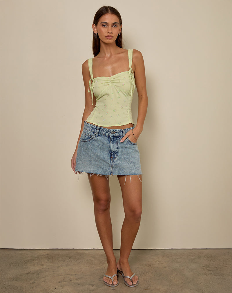 Bild von Tismia Top in Fun Ditsy Floral Lime