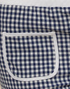 Seersucker Gingham Marine