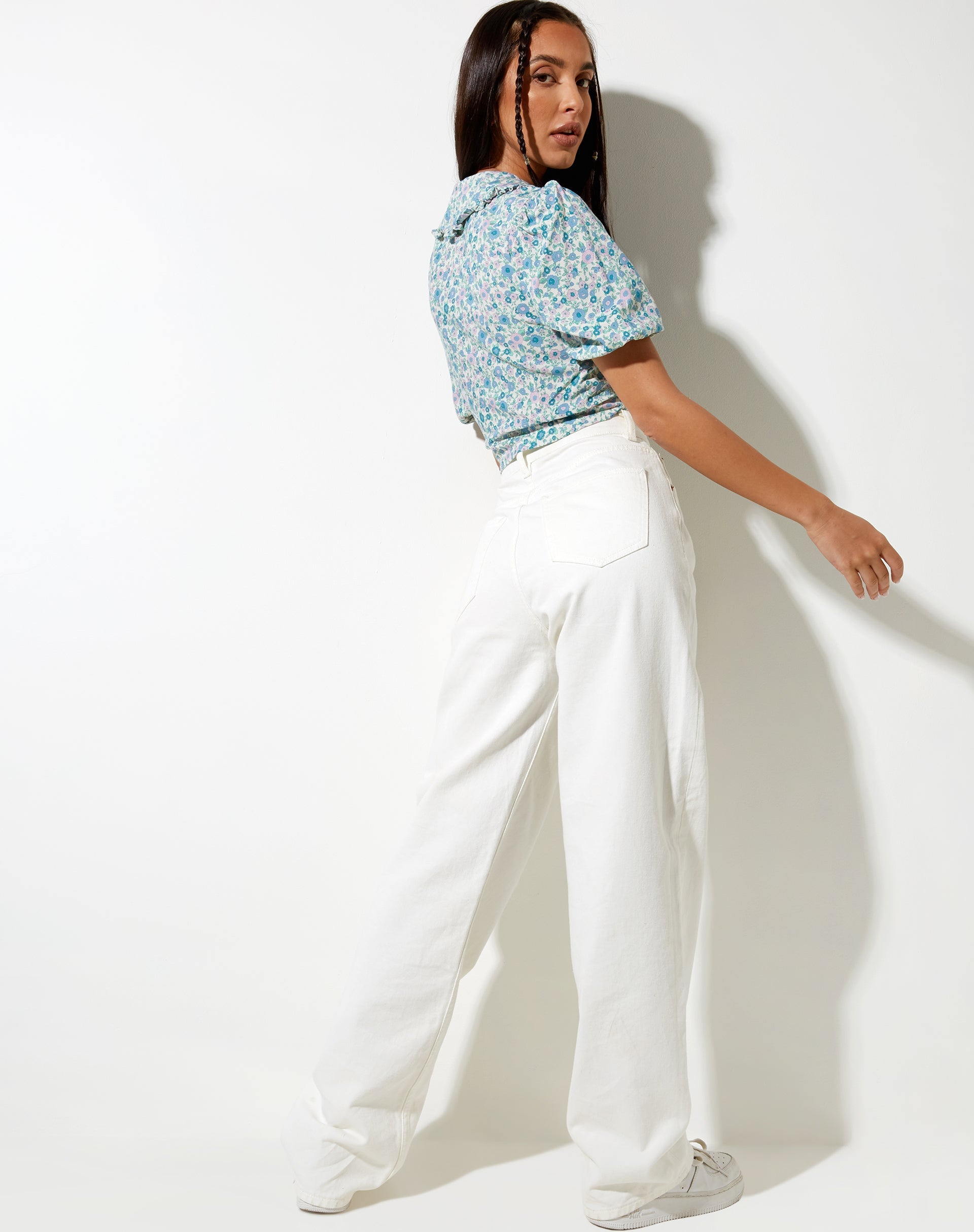 Bild von Tucci Top in Flower Power Blau