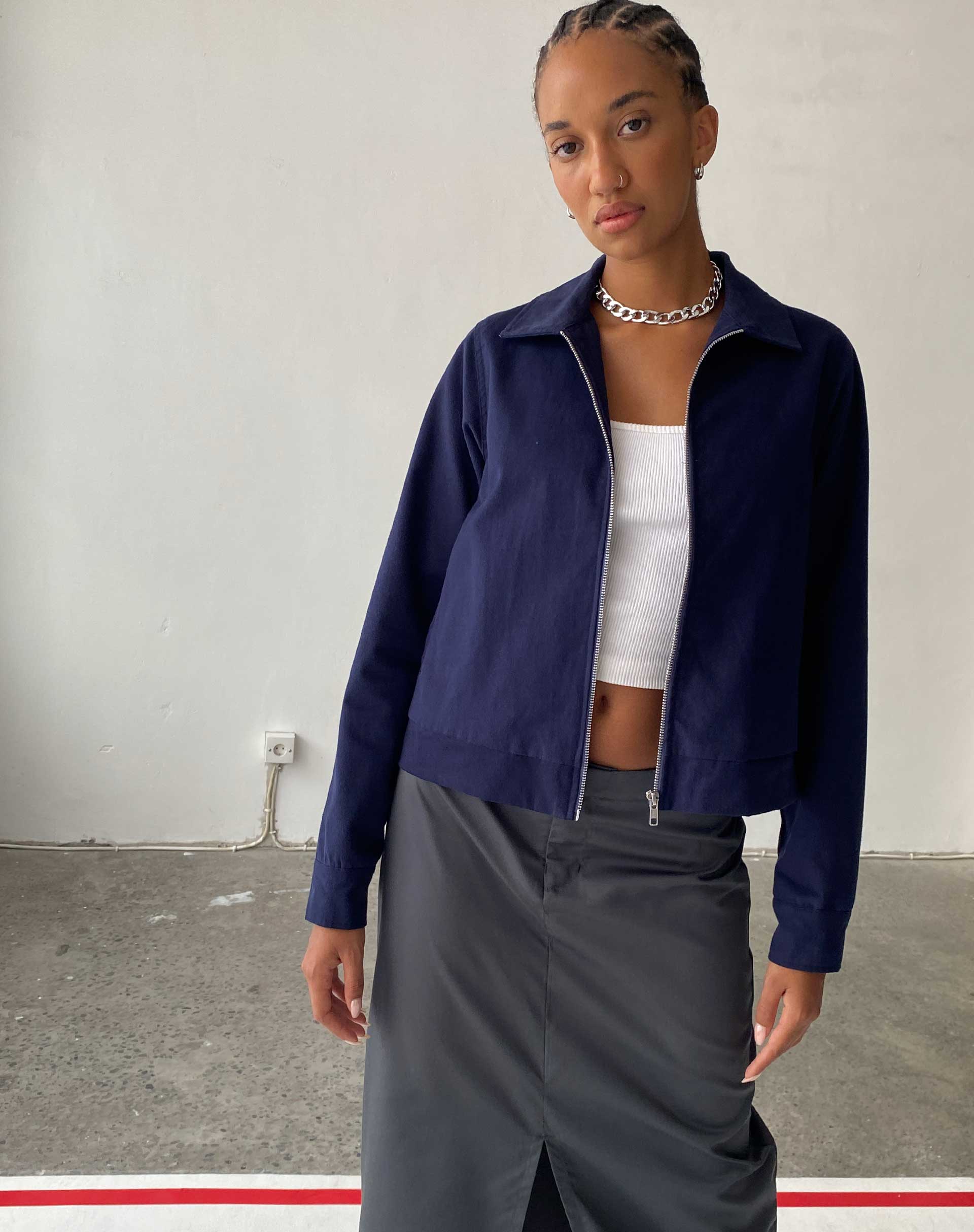 Bild von Tumbas Jacke in Marineblau