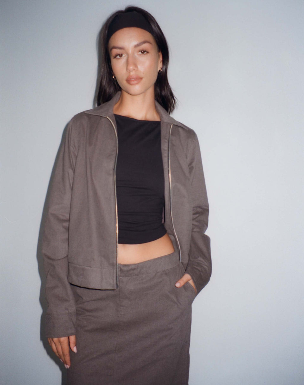 Tumbas Jacke in Dunkelgrau