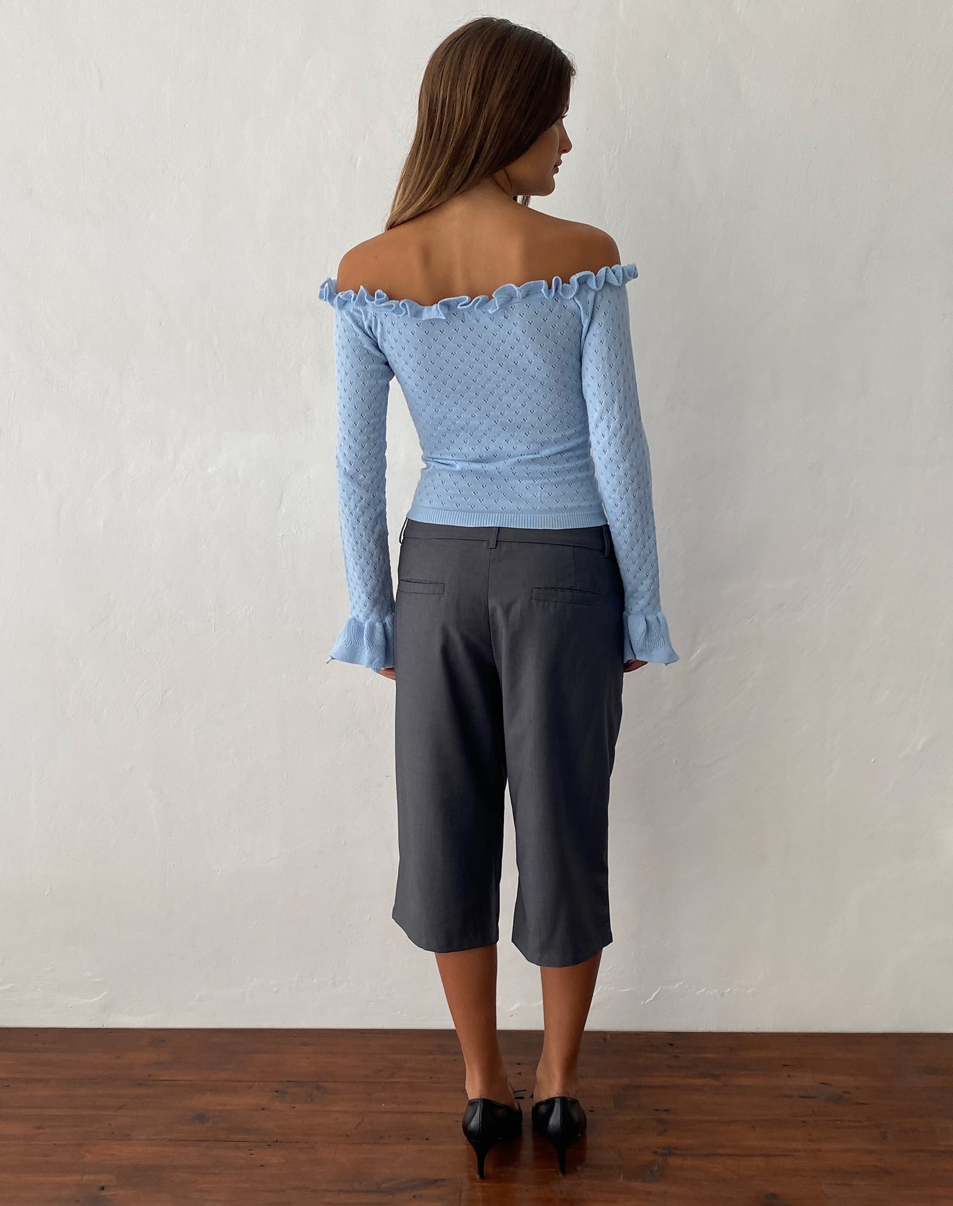 Image of Tuni Capri-Hose in Tailoring Grau
