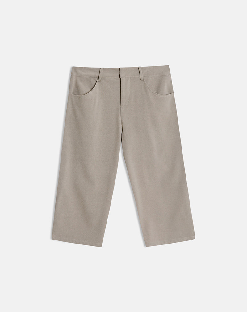 Bild der tunesischen Caprihose in Tailoring Light Taupe