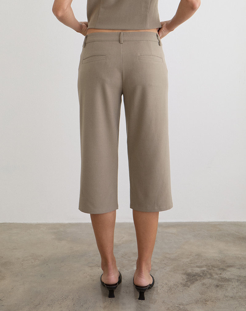 Bild der tunesischen Caprihose in Tailoring Light Taupe