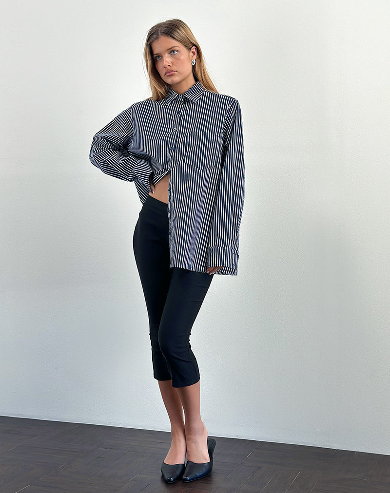 Image of Turner Hemd in Mono Stripe Navy