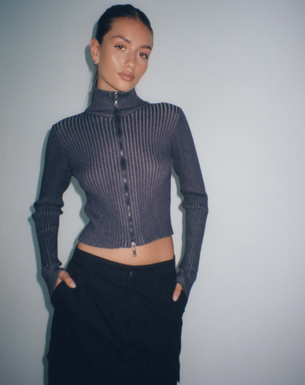 Tuzifa Gekürzter Pullover in Navy