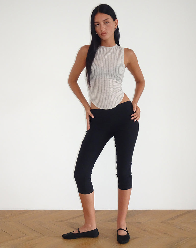 Bild von Tyla Knitted Top in Hafermilch