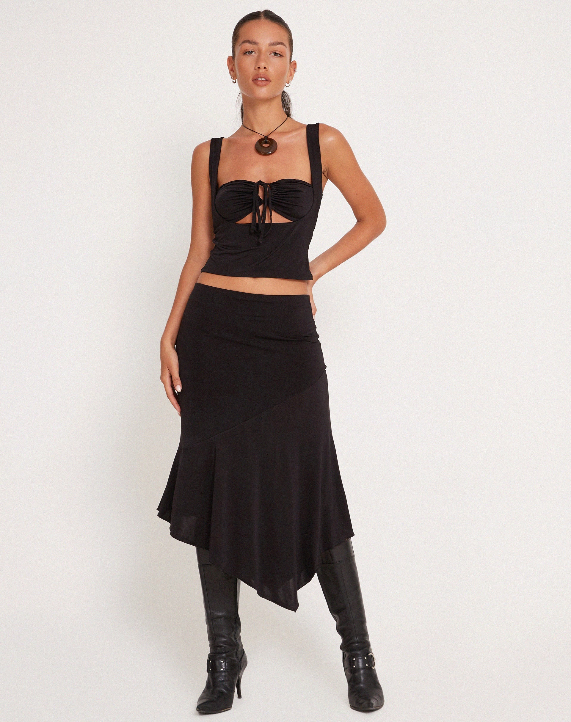 Bild von Ulani Crop Top in Schwarz