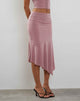 Bild von Cinta Low Rise Midirock in Dusty Pink