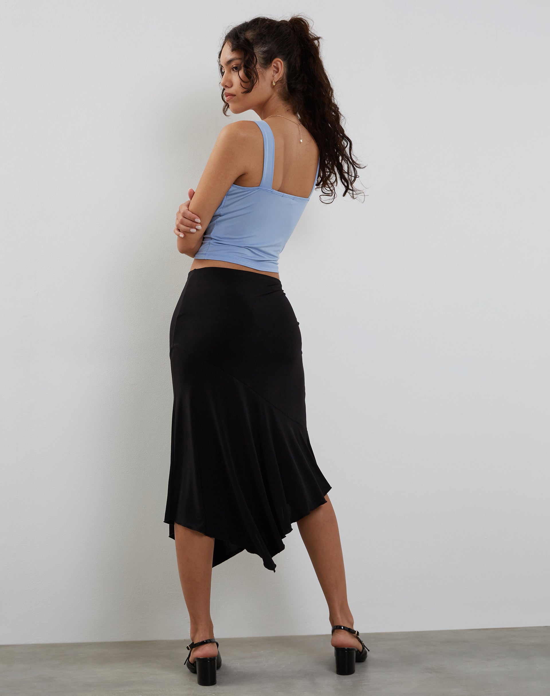 Image of Ulani Crop Top in Kornblumenblau