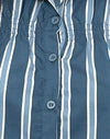 Popeline Formal Stripe Marine