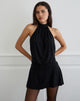 Image of Vaklina Minikleid aus Rayon Jersey Schwarz