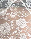 Elfenbeinfarbene Große Rose Spitze