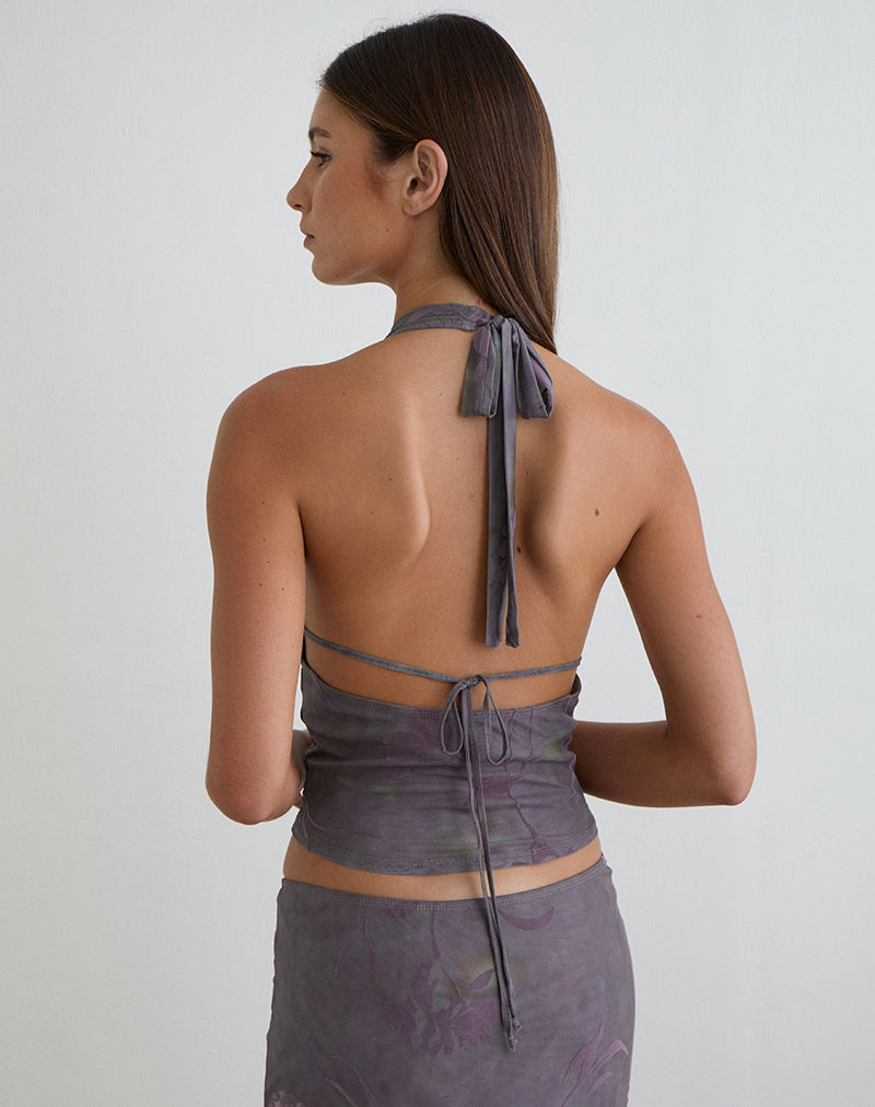 Bild von Valila Top in Flare Flower Purple