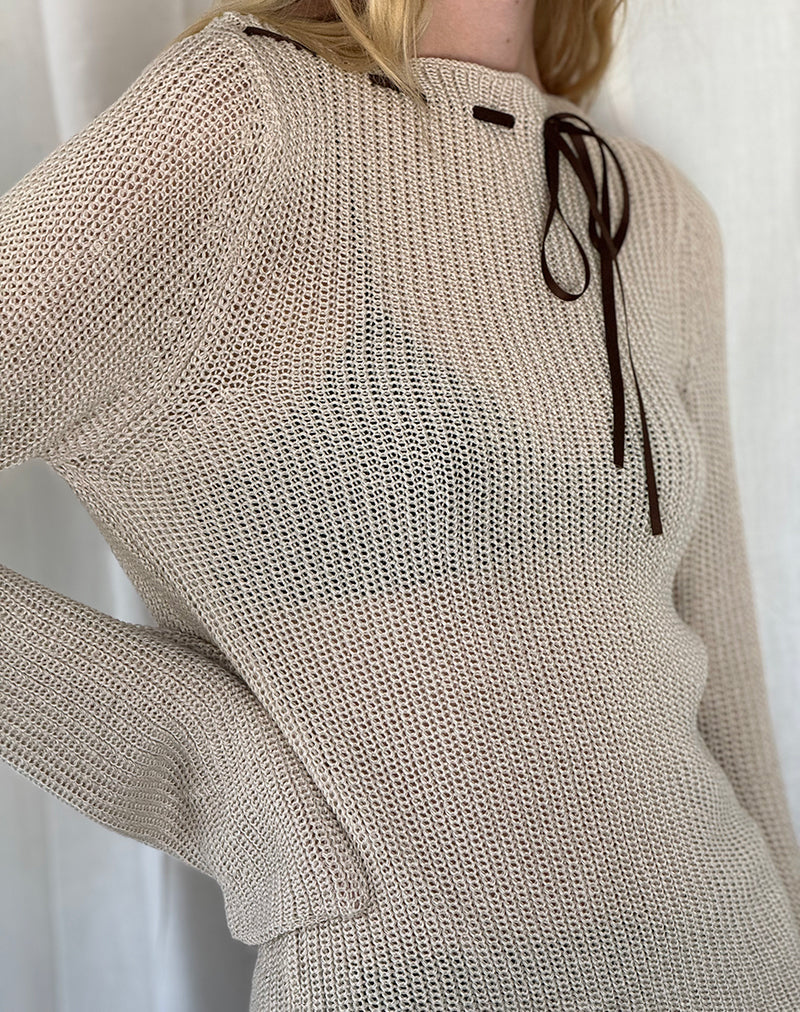 Image of Valorie Strickpullover in Hafer