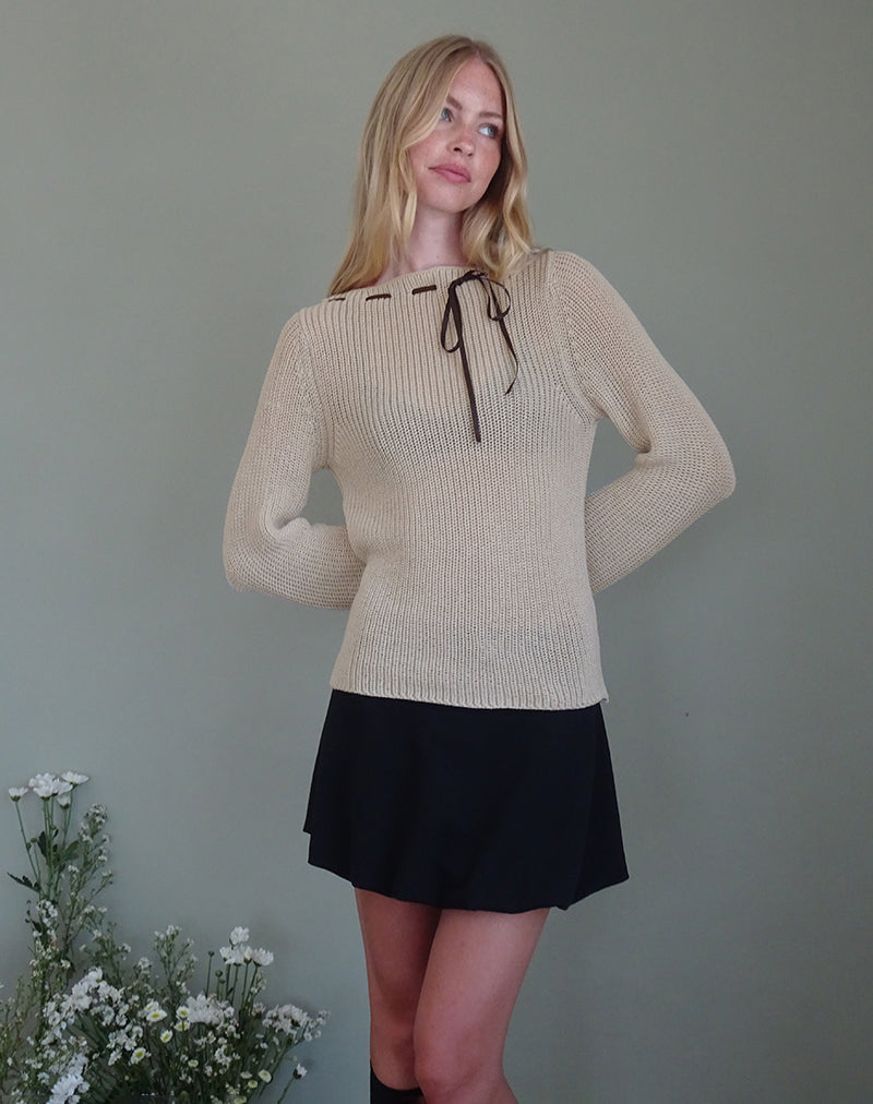 Image of Valorie Strickpullover in Hafer