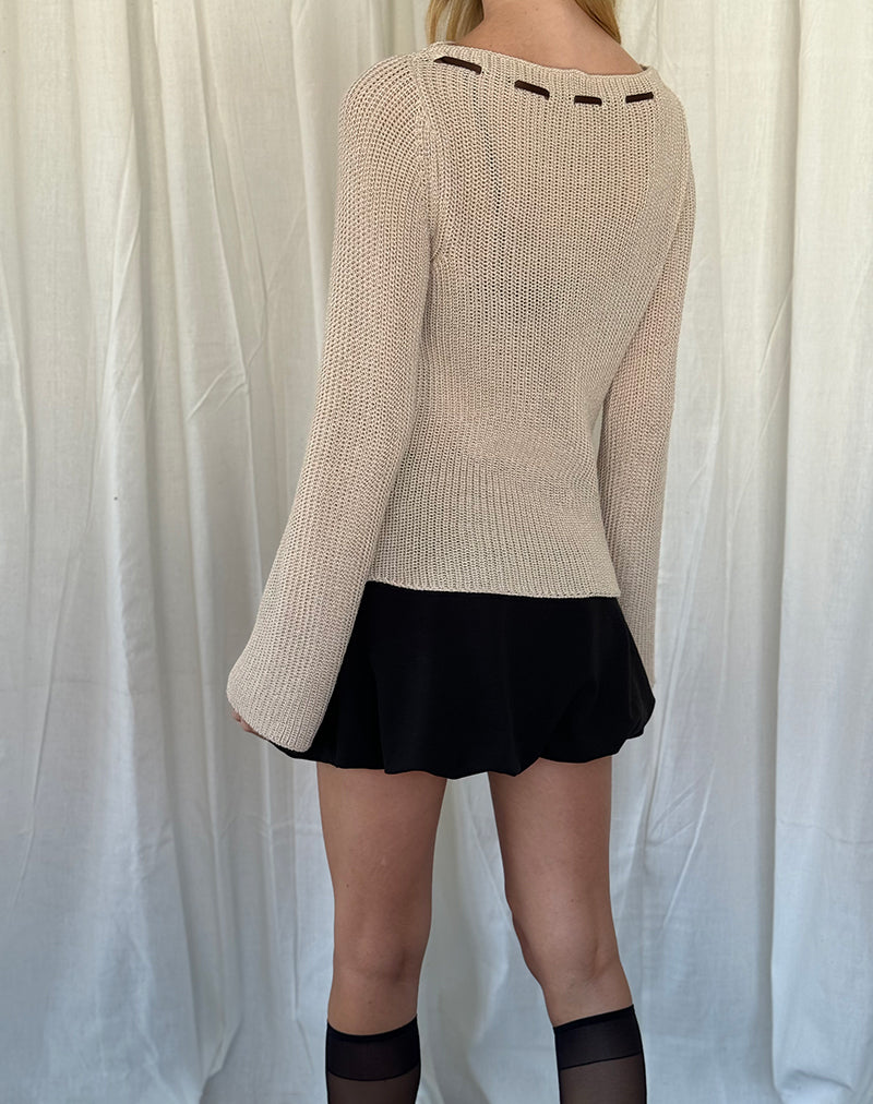 Image of Valorie Strickpullover in Hafer