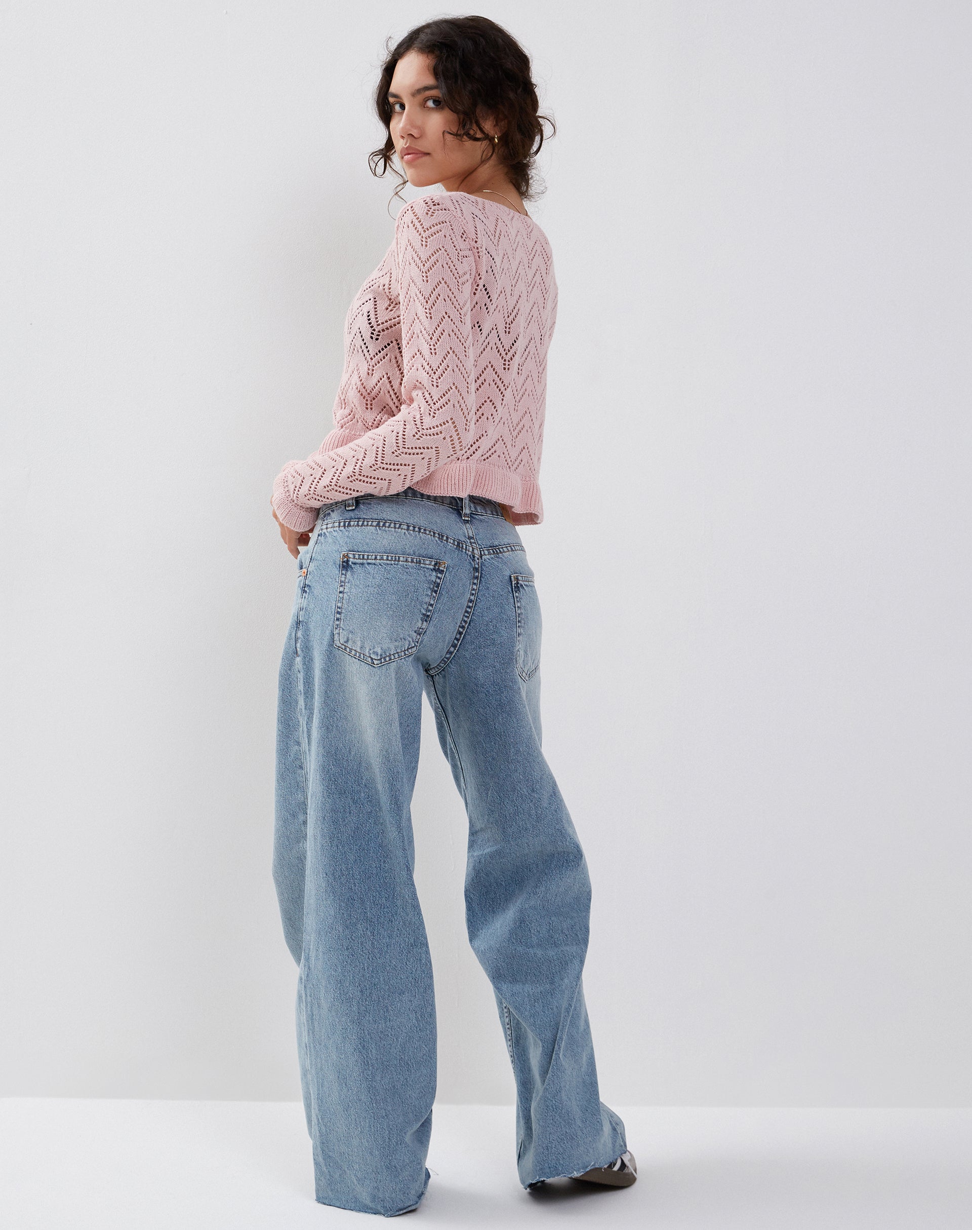 Image von Vella Strickjacke in gestricktem Rosa