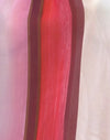 Rosa Chiffon mit gemalten Streifen