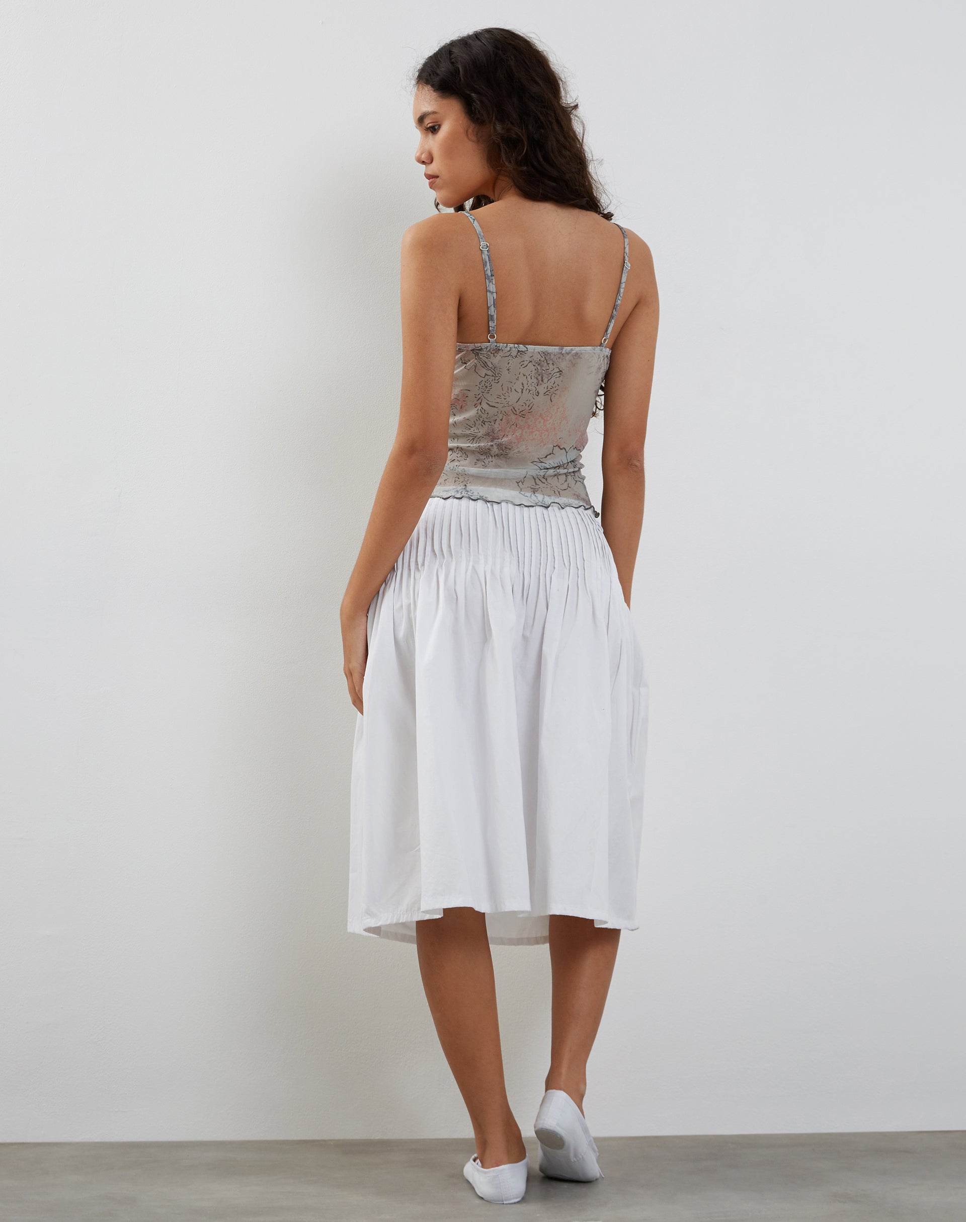 Image of Vienna Cami Top aus floraler Spitze in Pastellfarben