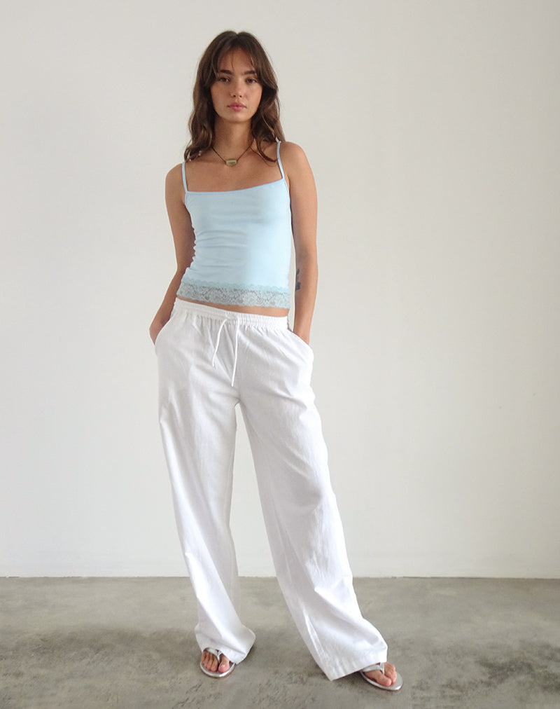 Bild von Vikha Vest Top in Soft Slinky Blau