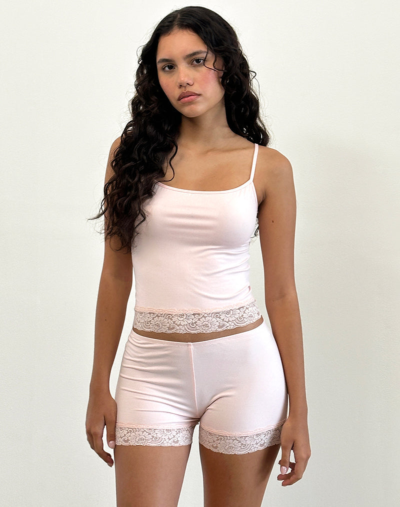 Bild von Vikha Vest Top in Soft Jersey Pink