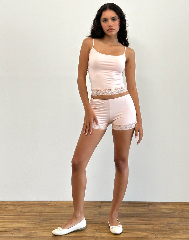 Bild von Vikha Vest Top in Soft Jersey Pink