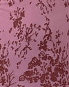 Abstraktes Botanisches Mauve