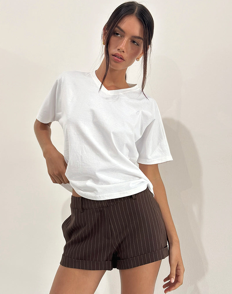 Viman Top in Jersey Elfenbein