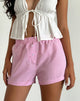 Bild von Voir Shorts aus Popeline Gingham Pink