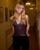 Bild von Wahya Lace Up Halter Top in PU Pflaume