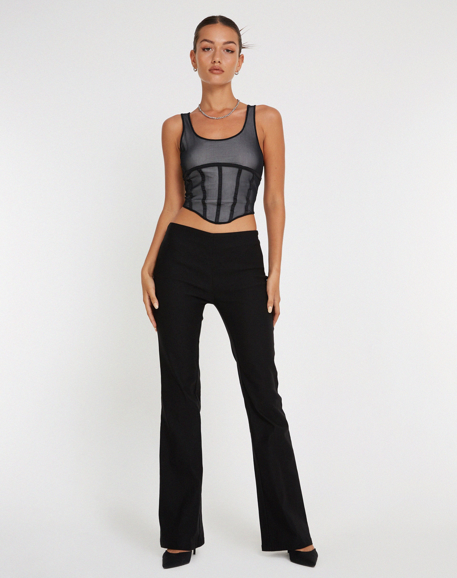 Bild von Wali Crop Top in Schwarz