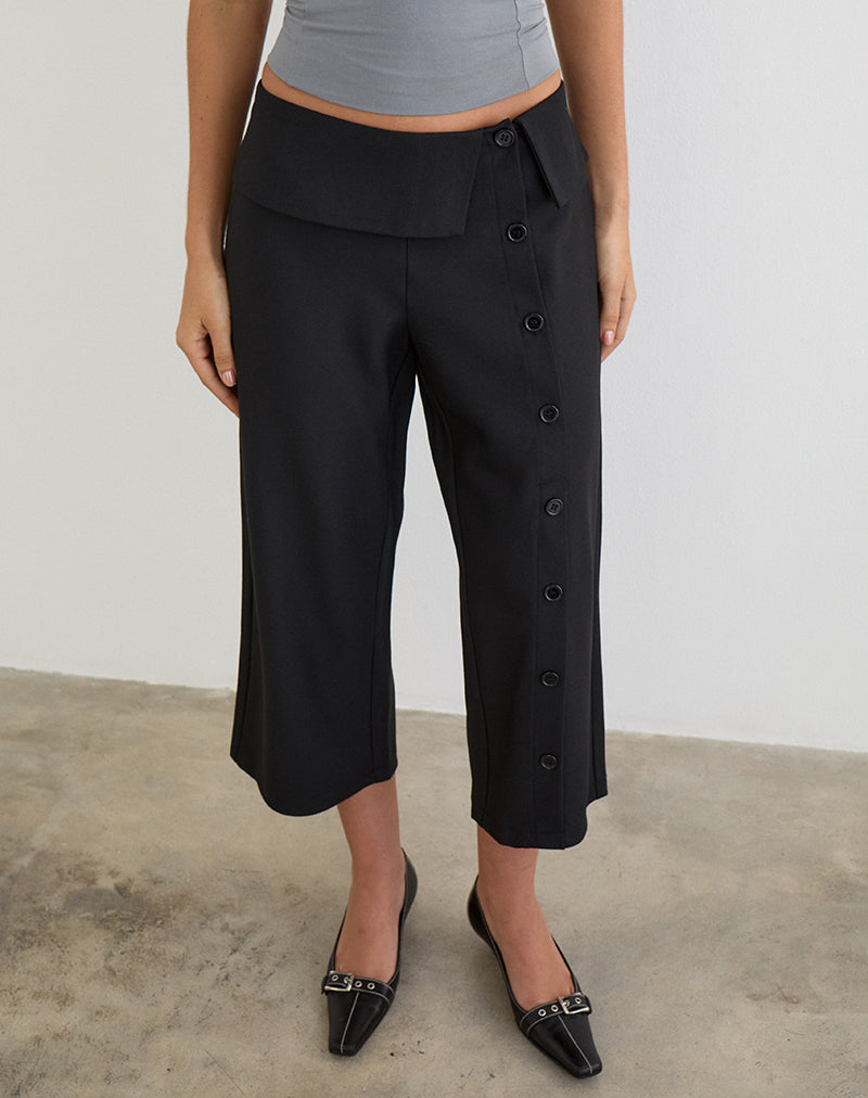 Wamari Capri-Hose in Tailoring Black