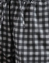 Schwarzer und grauer Gingham in Tonalität