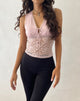 Image of Winifred Spitze Slinky Mix Top in Rosa Lotus