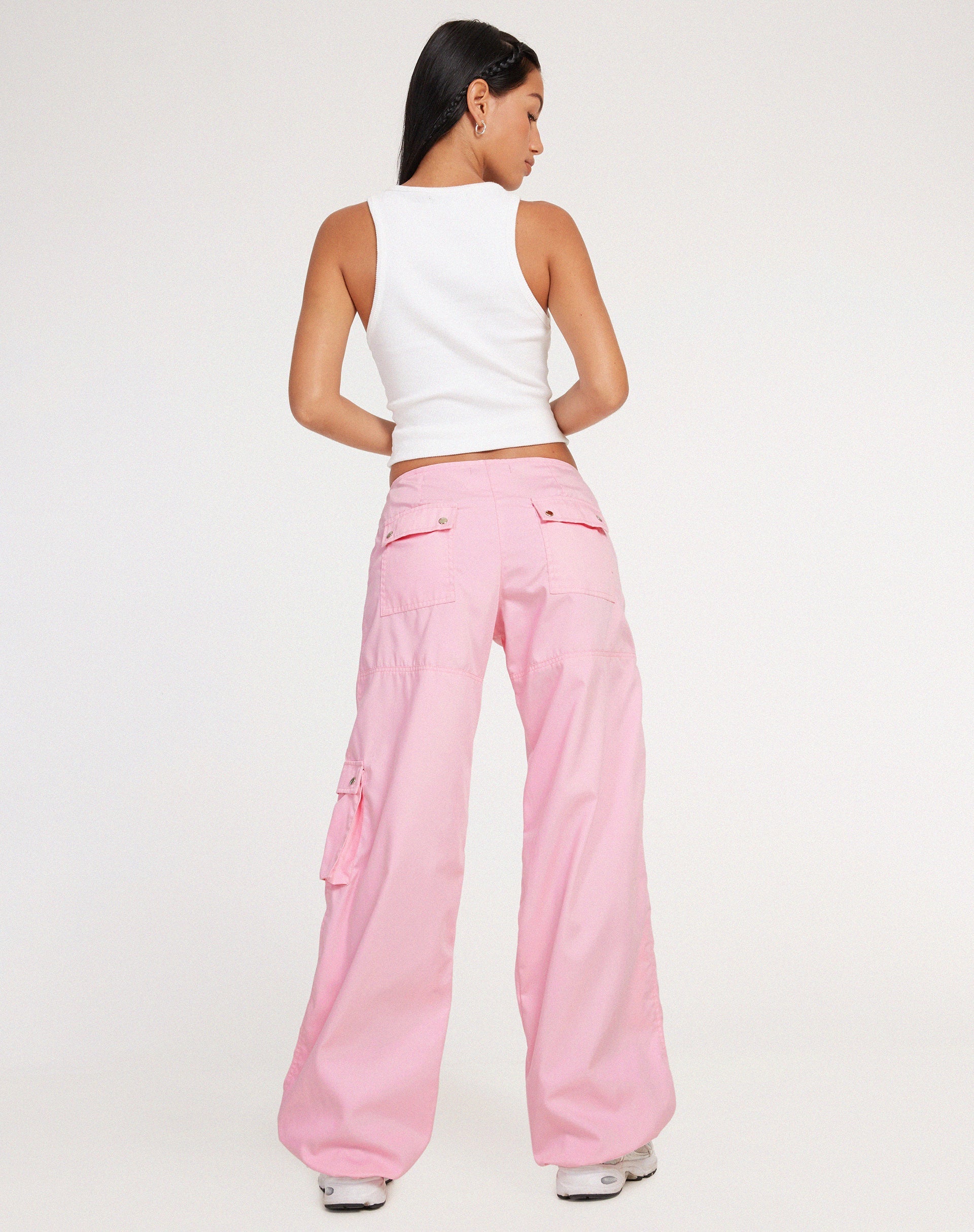 image if Xander Cargo-Hose aus Cotton Drill Blush Pink