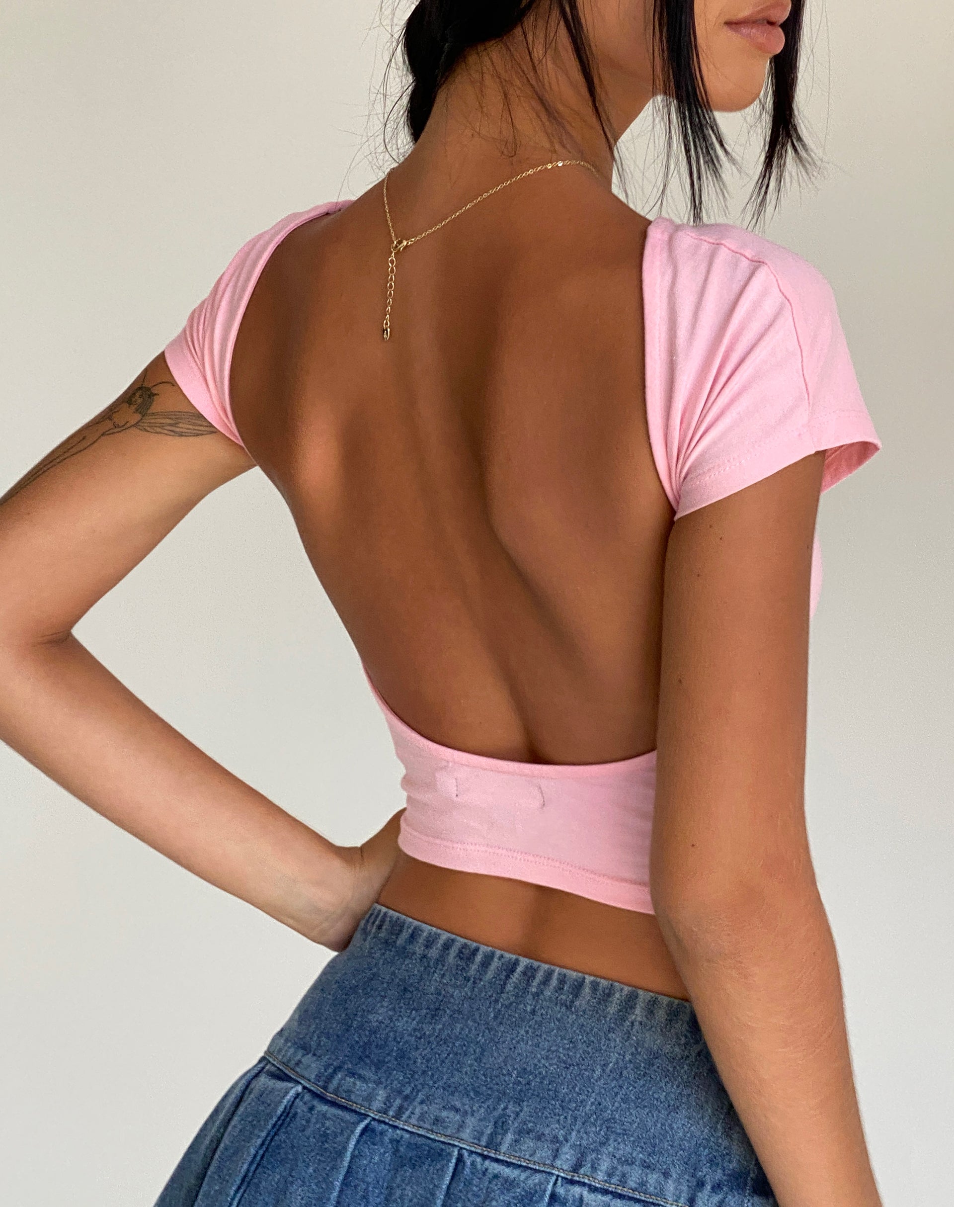 Bild von Xiwang Crop Top in Ballet Pink