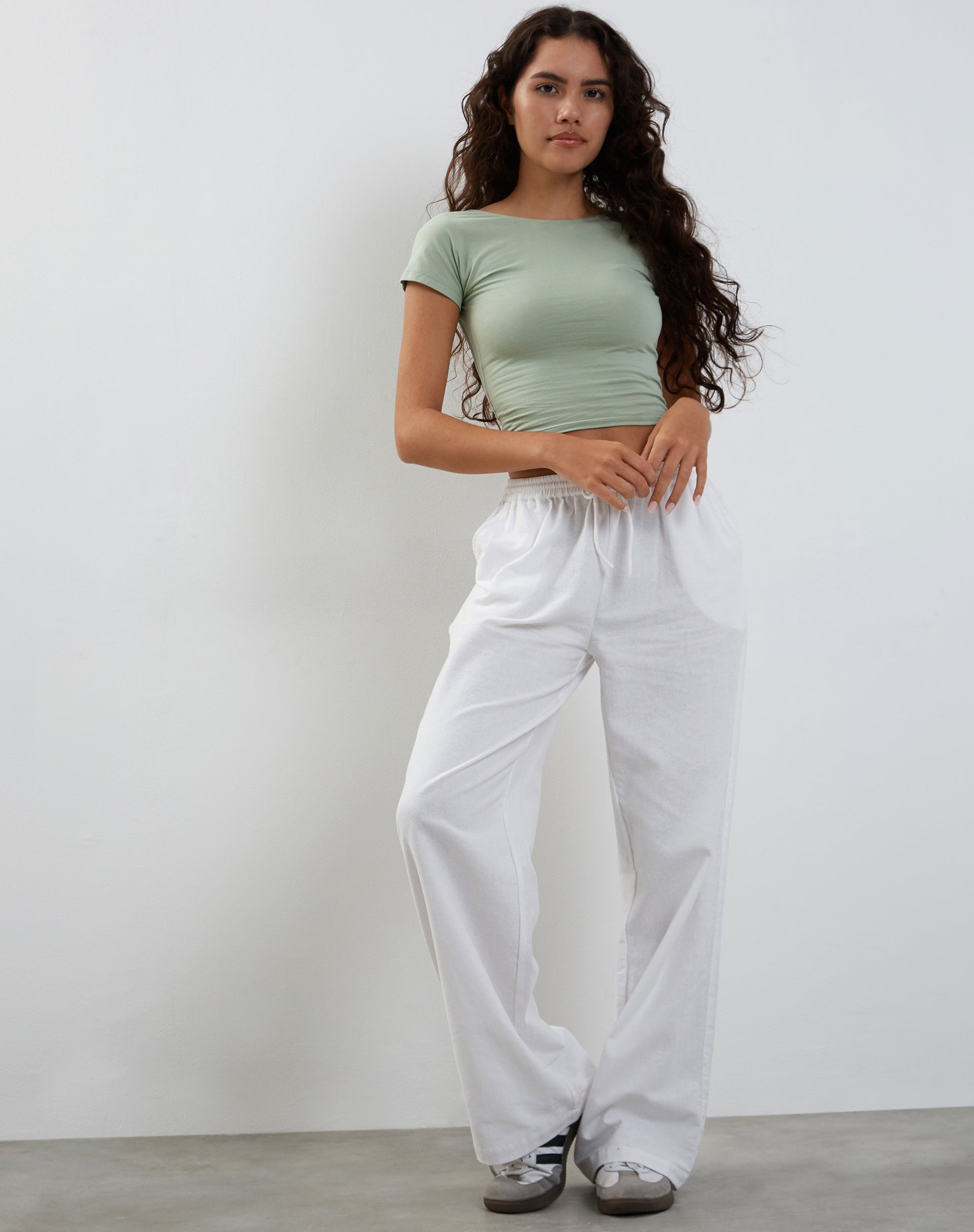 Bild von Xiwang Crop Top in Wüstensalbei