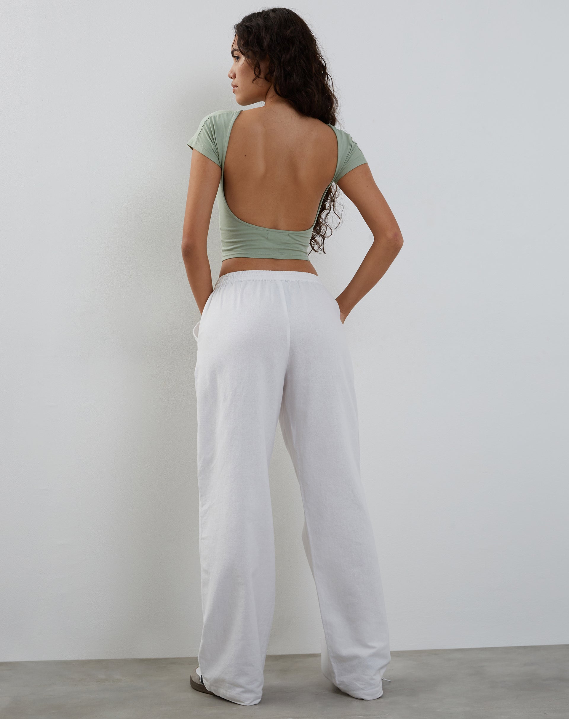 Bild von Xiwang Crop Top in Wüstensalbei