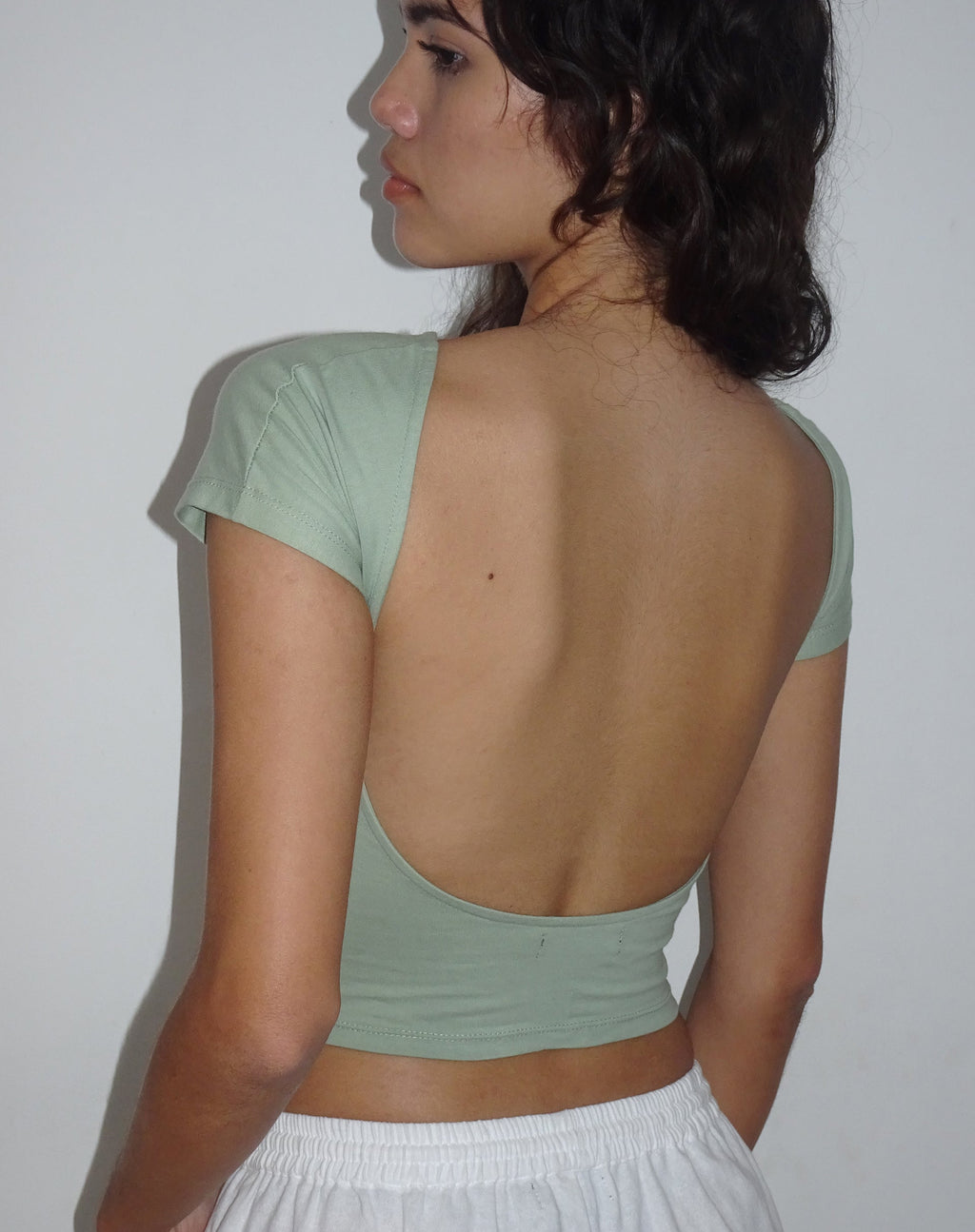 Xiwang Crop Top in Wüstensalbei