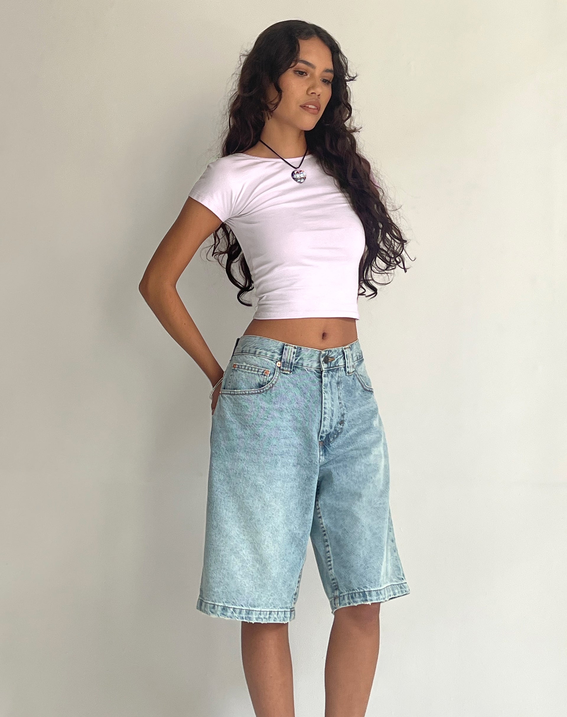 Bild von Xiwang Crop Top in zartem Flieder