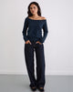 Bild von Yacin Schlabber-Oberteil in Navy