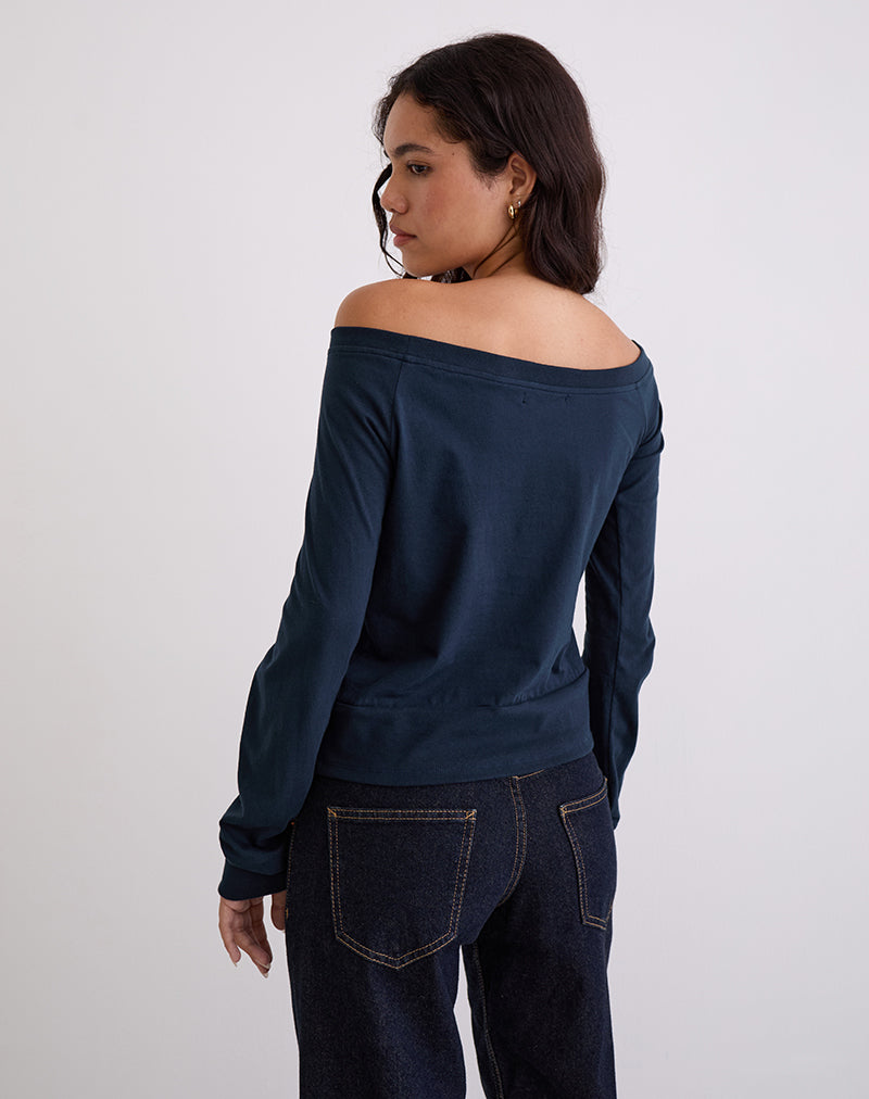 Bild von Yacin Schlabber-Oberteil in Navy