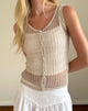 Image of Yamile Weste in offener Webart stricken Hafer