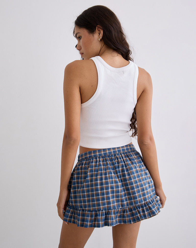 Bild von Yasumi Minirock in Medium Tartan Blau