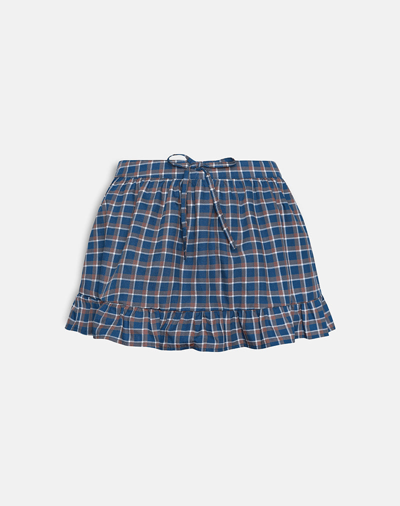 Bild von Yasumi Minirock in Medium Tartan Blau