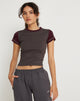 Bild von Sivan Tee in Beluga Oxblood Cloudburst